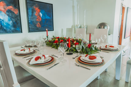 Corredor Floral de Claveles | 36”