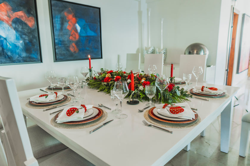 Corredor Floral de Claveles | 36”