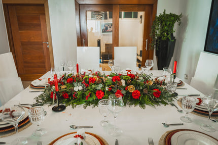 Corredor Floral de Claveles | 36”