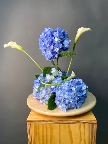 Sólo Calas y Hortensias - Centro de Mesa