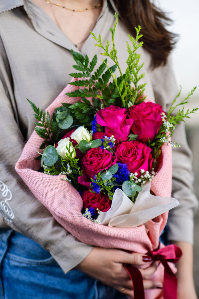 Eternal Love Bouquet - Rosa