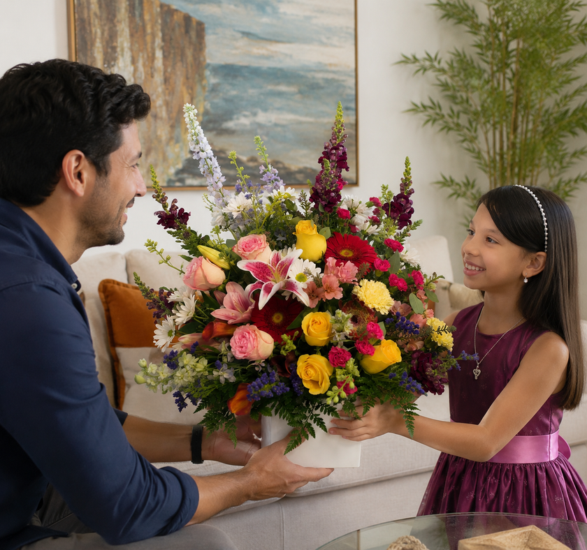 Ramo Jardín de Alegría – Arreglo Floral Premium