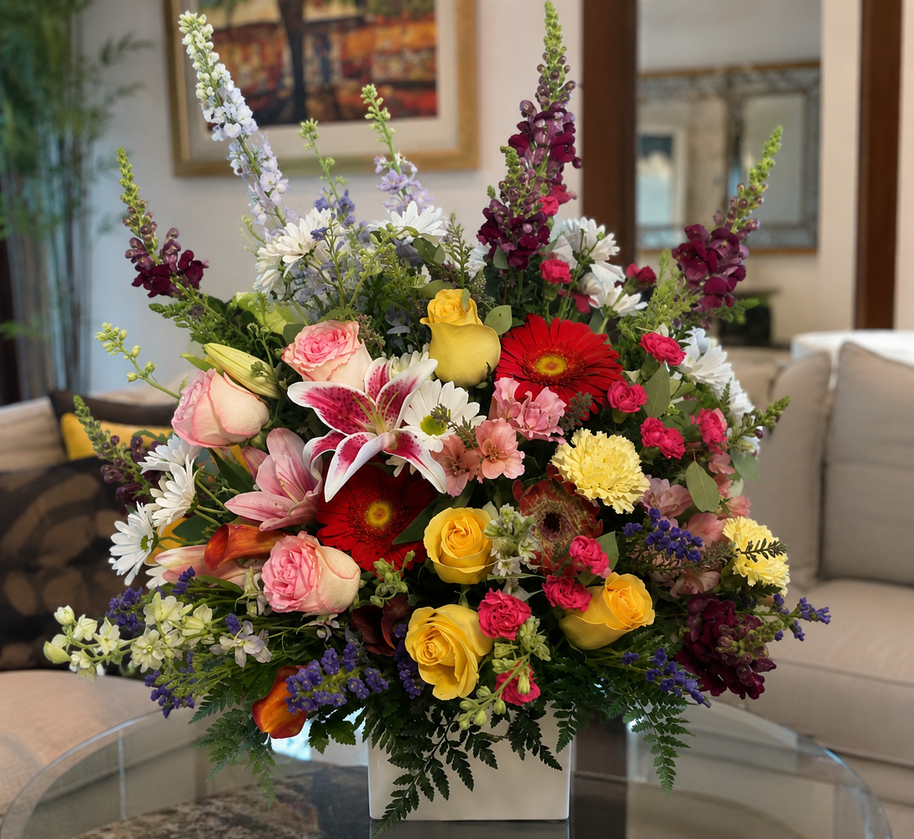 Ramo Jardín de Alegría – Arreglo Floral Premium