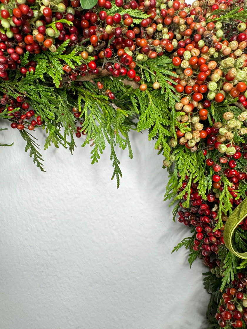 Corona de Pimienta y Pino Manzana, de 24