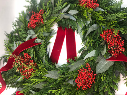 Christmas Wreath in Apple Pine